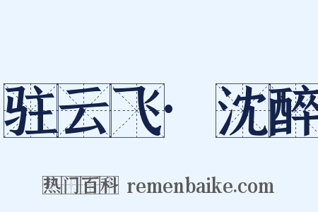 驻云飞·沈醉是什么意思的图片